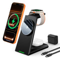 3-in-1 Magnetic Wireless Charging Station with 15W Fast Charging