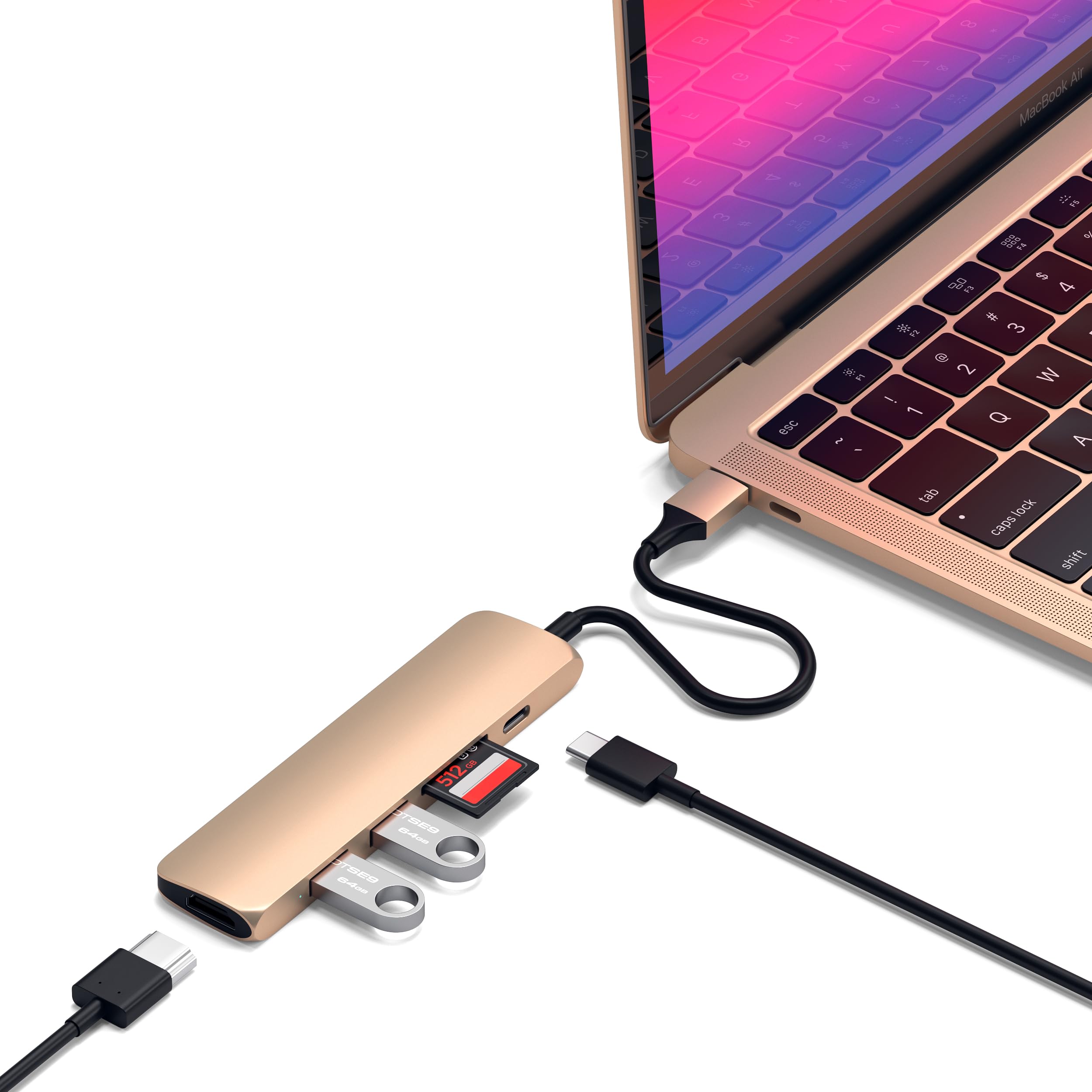 6-in-1 USB-C Hub with 4K HDMI, 100W PD Charging and USB Ports