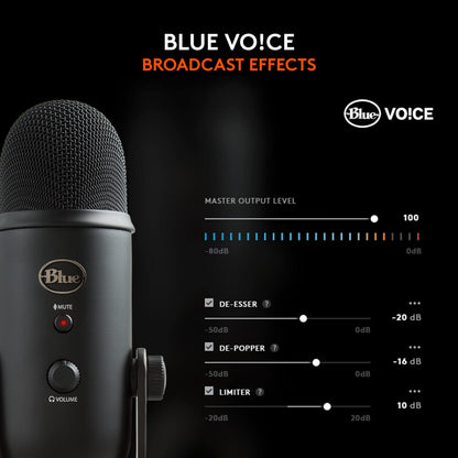 LOGAM Logitech Creators Blue Yeti USB Microphone for PC