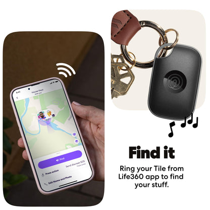 Bluetooth Tracker with Long Range Item Finder and Location Alerts for iOS & Android