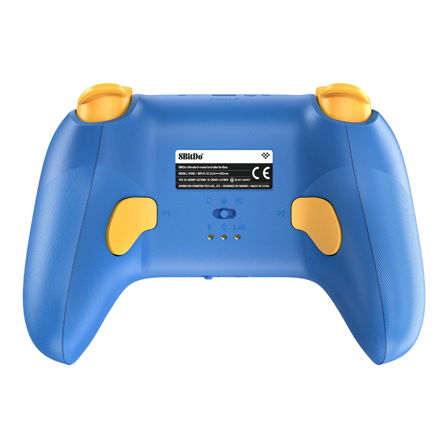 3-Mode Wireless Gaming Controller with Hall Effect Joysticks and Back Buttons