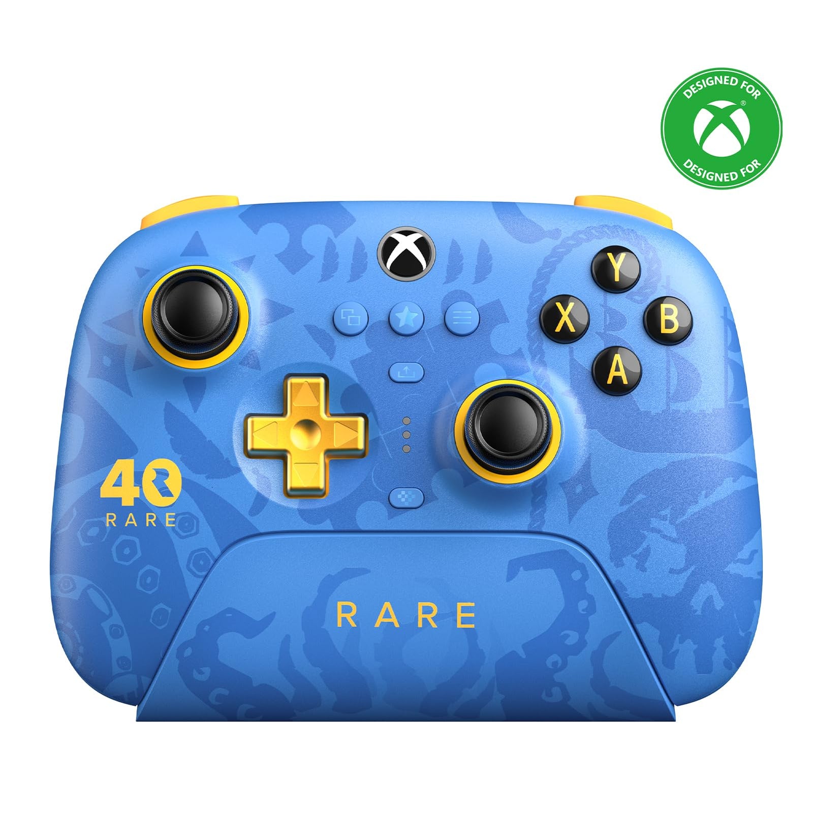 3-Mode Wireless Gaming Controller with Hall Effect Joysticks and Back Buttons