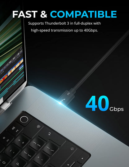 SABRENT Thunderbolt 3 / Thunderbolt 4 USB Type C Cable