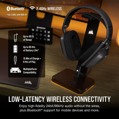 Wireless Gaming Headset with Dolby Atmos and Broadcast Quality Microphone