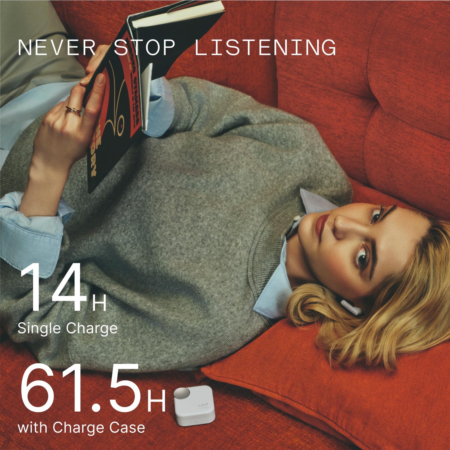 Wireless Earbuds with Adaptive Noise Cancellation and Hi-Res Audio Support
