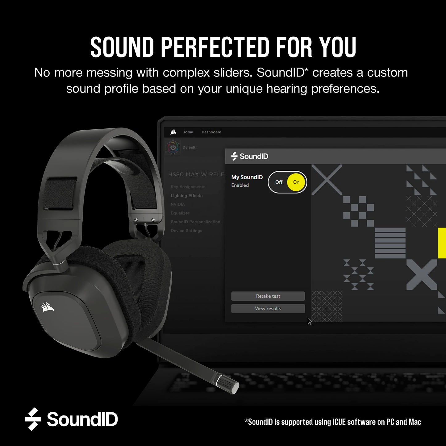 Wireless Gaming Headset with Dolby Atmos and Broadcast Quality Microphone