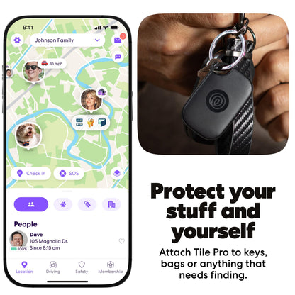 Bluetooth Tracker with Long Range Item Finder and Location Alerts for iOS & Android